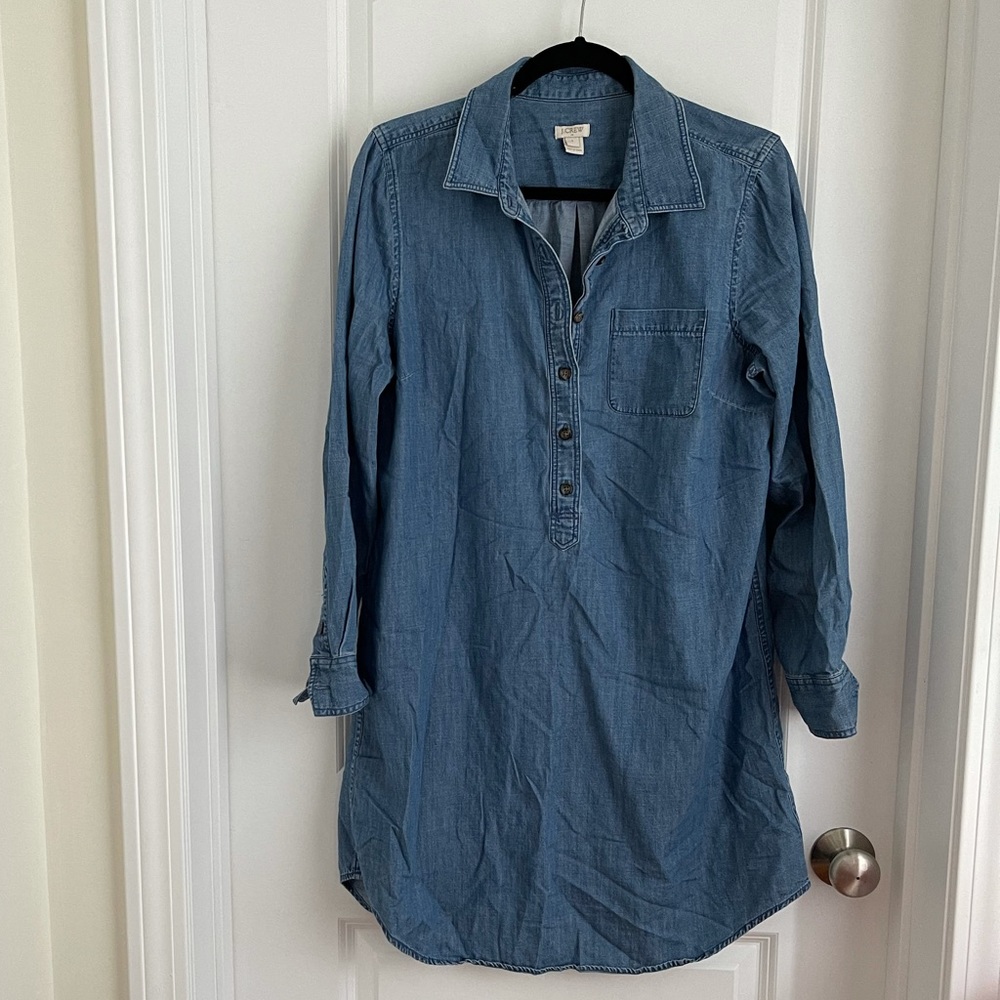 Jcrew chambray dress